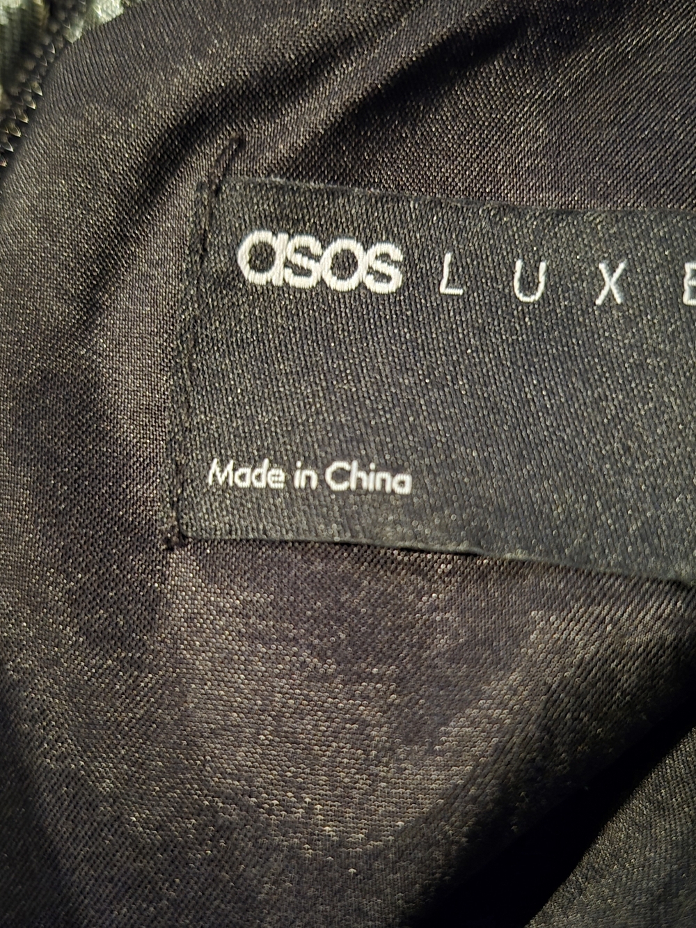 ASOS Luxe Men's Black Jeans - Classic Slim Fit